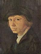 Lucas van Leyden Self portrait oil painting